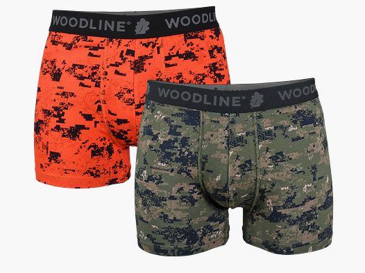 Woodline Boxershorts Camo 2-Pack L