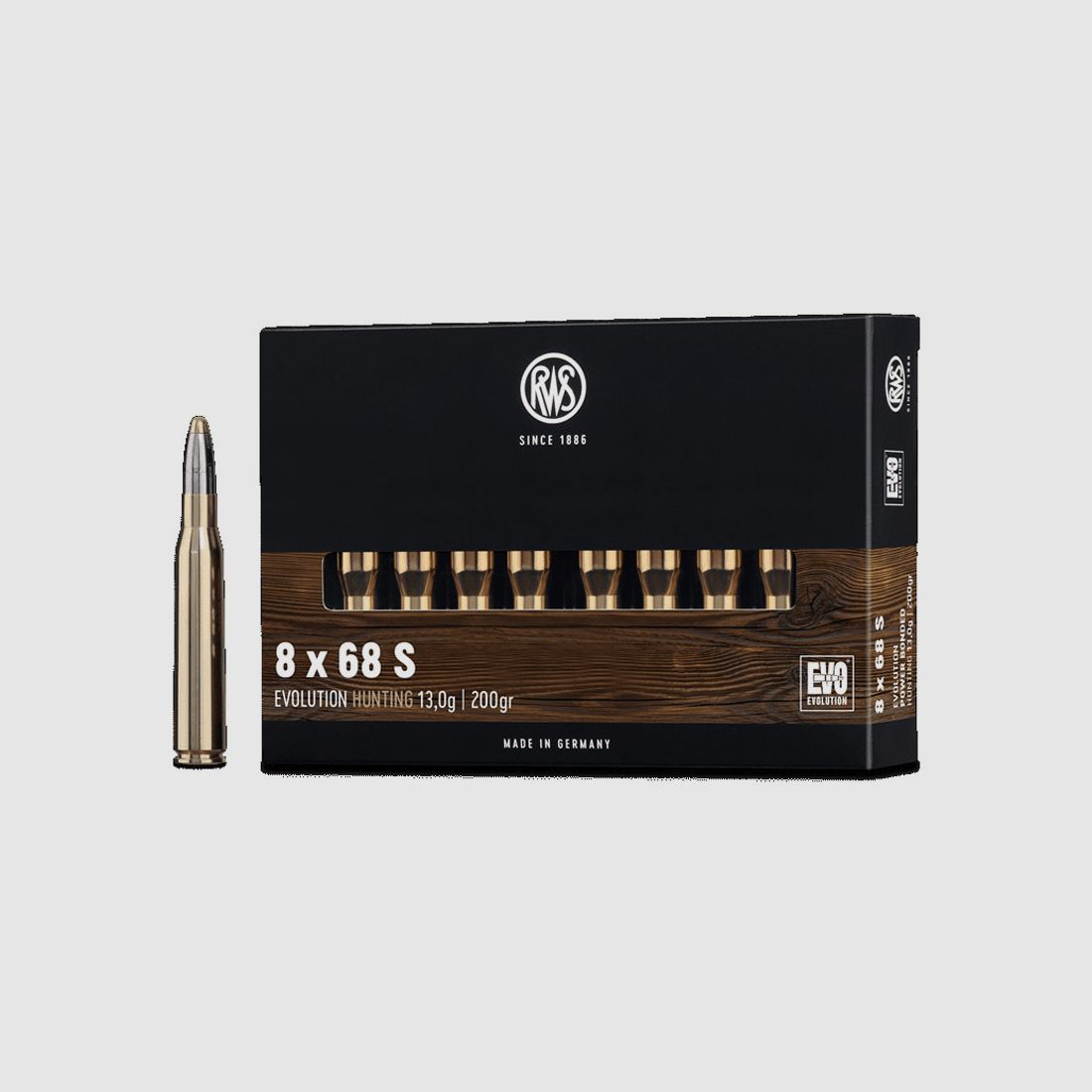 RWS EVO 13,0g - 200gr 8x68S