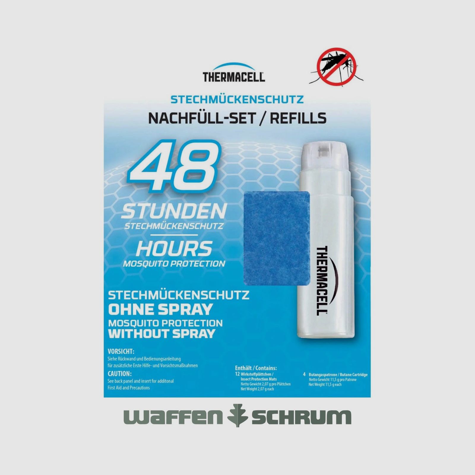 Thermacell 48h Nachfüllpackung R-4 Kompatibel mit Thermacell Handgeräten (außer Backpack)
