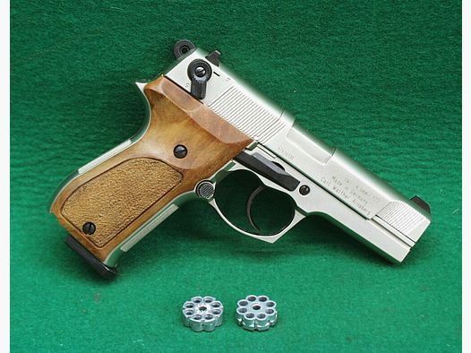 Walther CP88 - Pistola de deporte CO2, niquelada/madera