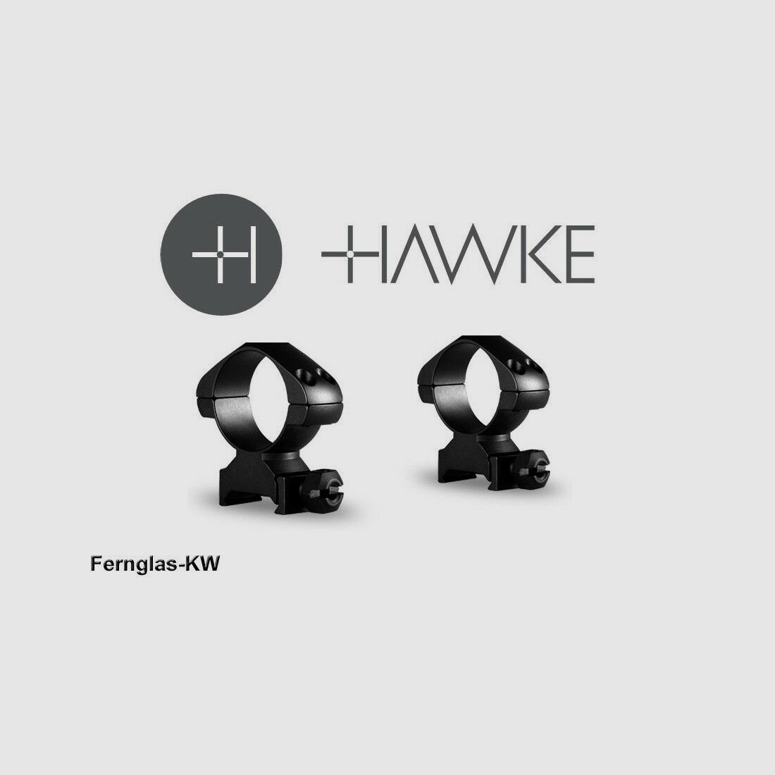 HAWKE 23007 30mm Präzision Stahl Ringmontagen Hoch für Weaver Picatinny Schiene