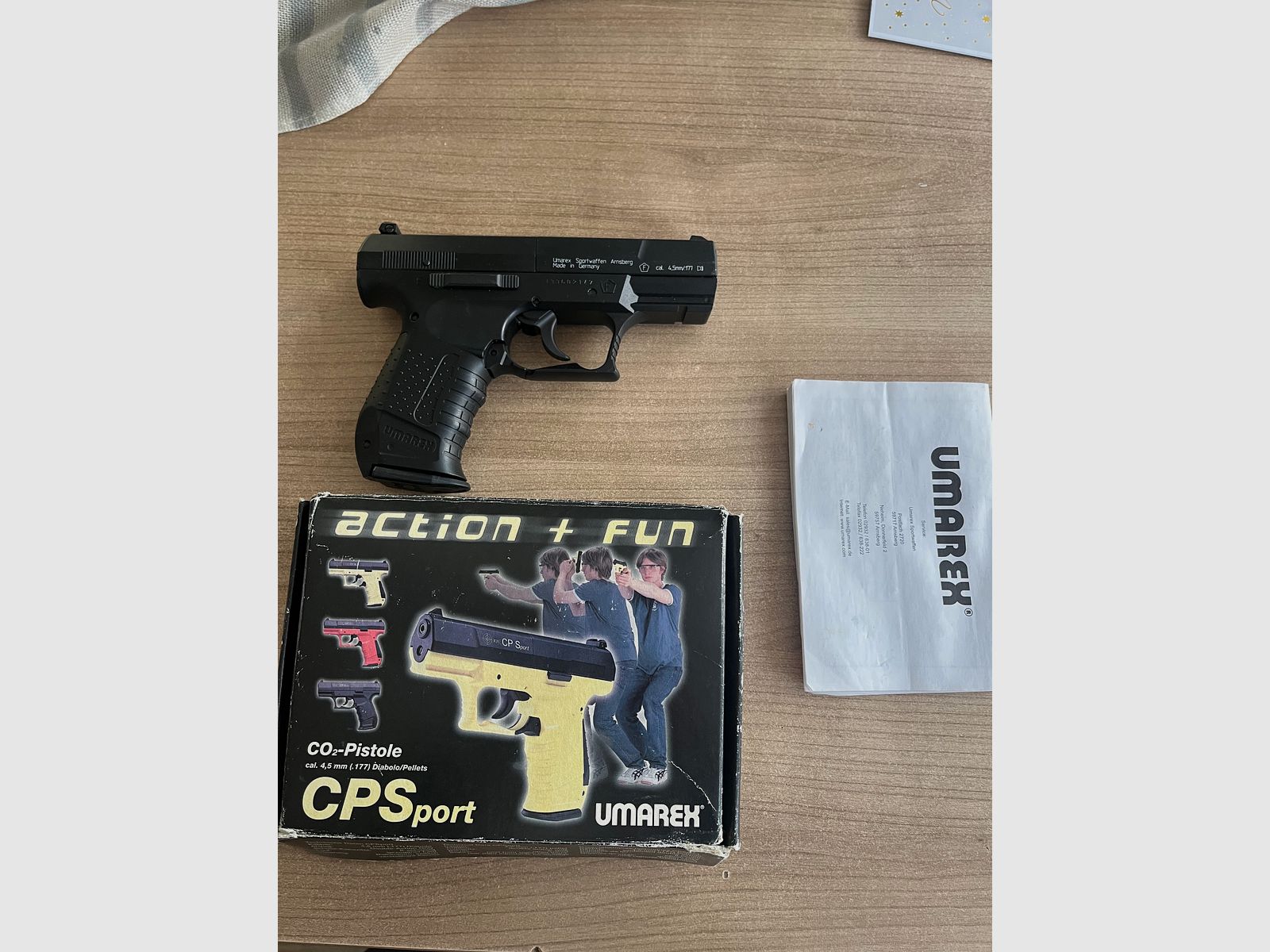 Umarex CPS CO2 pistol caliber 4.5