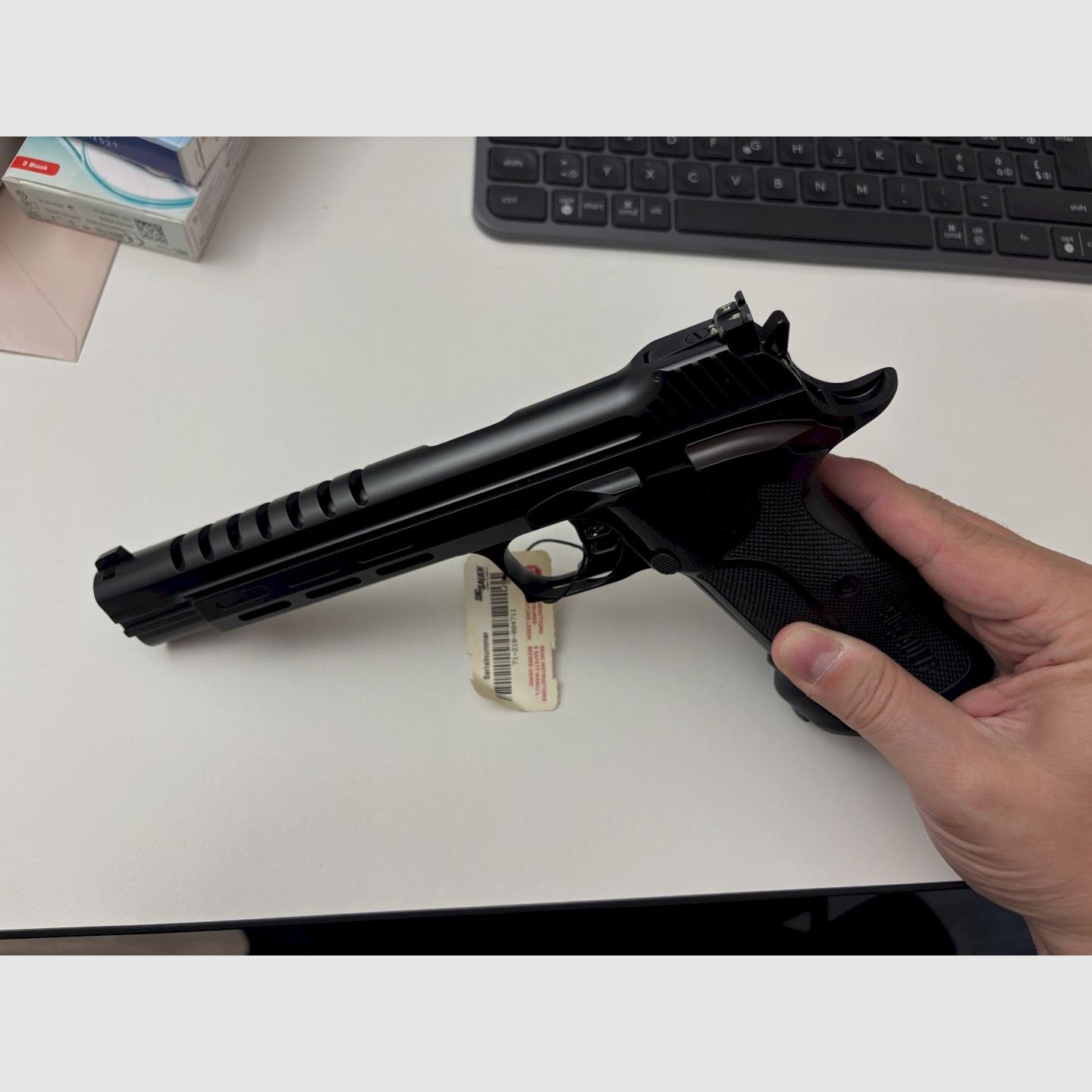 SIG Sauer P210 Skeleton Black - 6 Zoll, 9 mm Para, Eckernförde,  ungeschossen