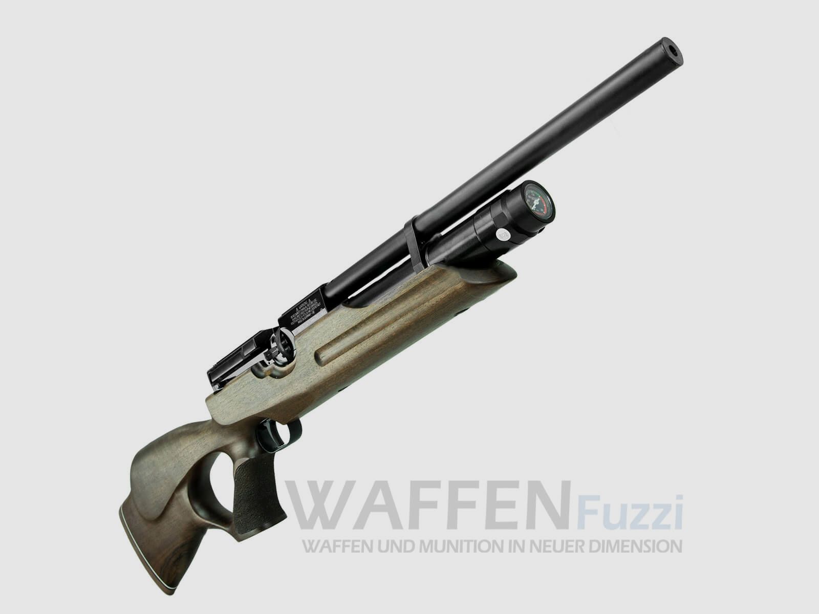 Weihrauch HW 100 TK kaliber 4,5 mm wiatrówka PCP z drewnianą osadą z otworem na kciuk, F.S.B. wersja krótka, zdjęcie 6 z 6