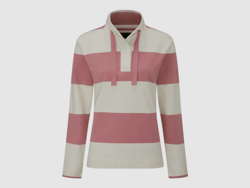 Oxford Blue Dames Sweatshirt Cadiz - Roze, afbeelding 2 van 3