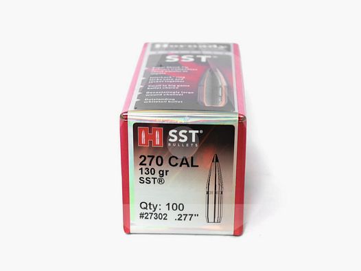 OGIVA HORNADY 270 CAL. 277″ 130GR SST
