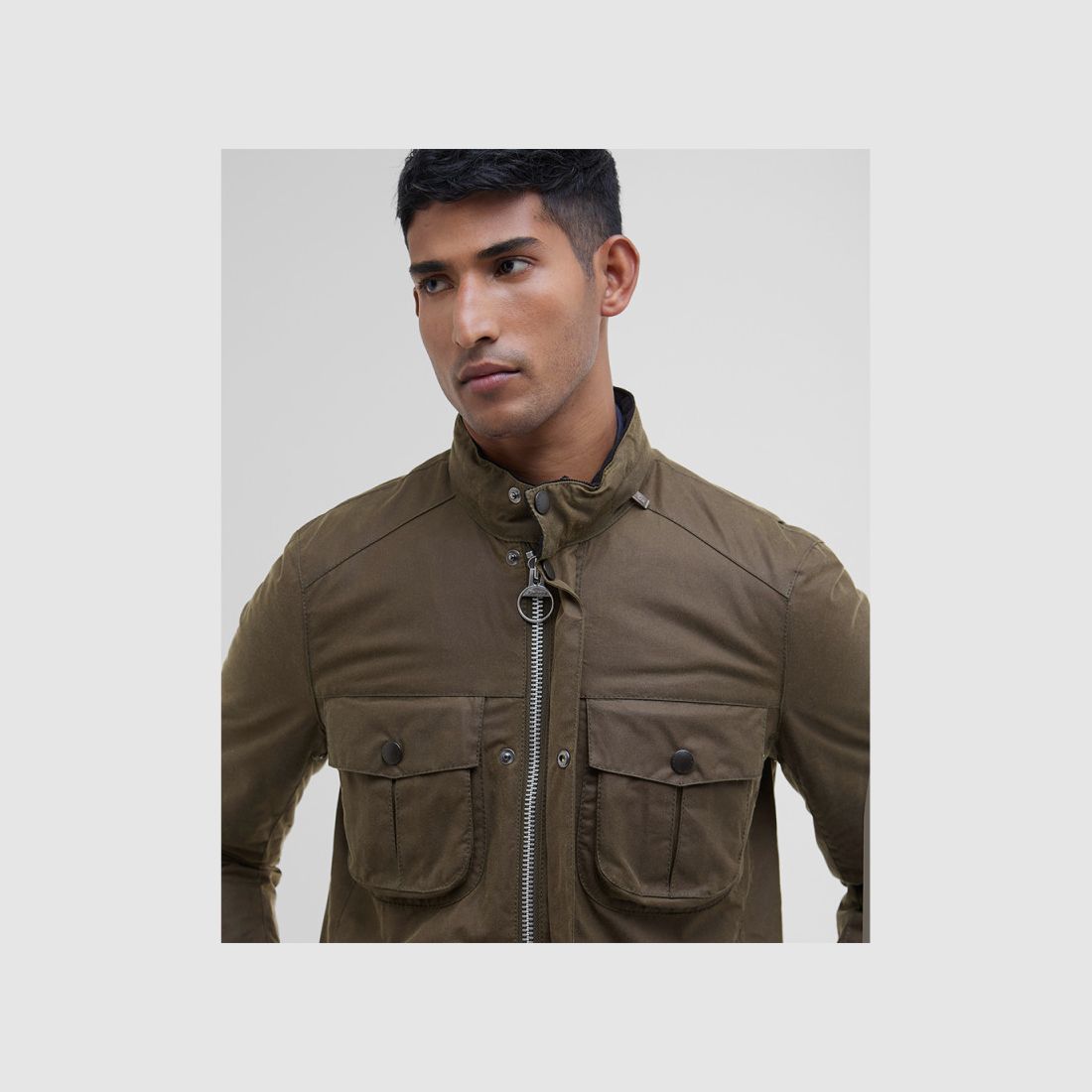 KURTKA WOSKOWA BARBOUR CORBRIDGE BEECH, zdjęcie 5 z 10