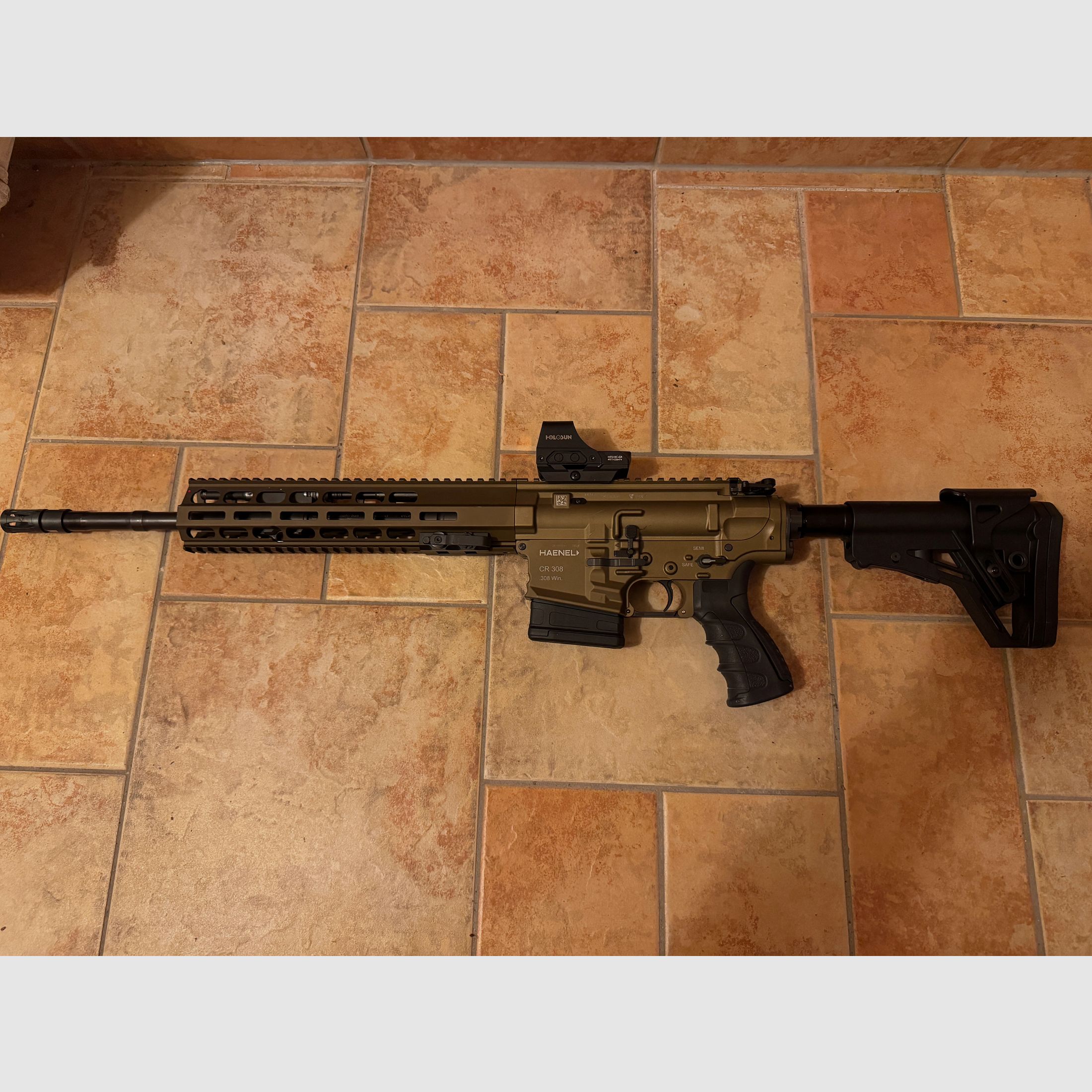 Haenel CR 308 + Holosun HE510C-GR