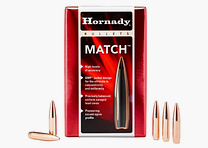 Hornady BTHP Match Bullets 6.5 mm/.264 140 gr | 100 Pieces Item 26335