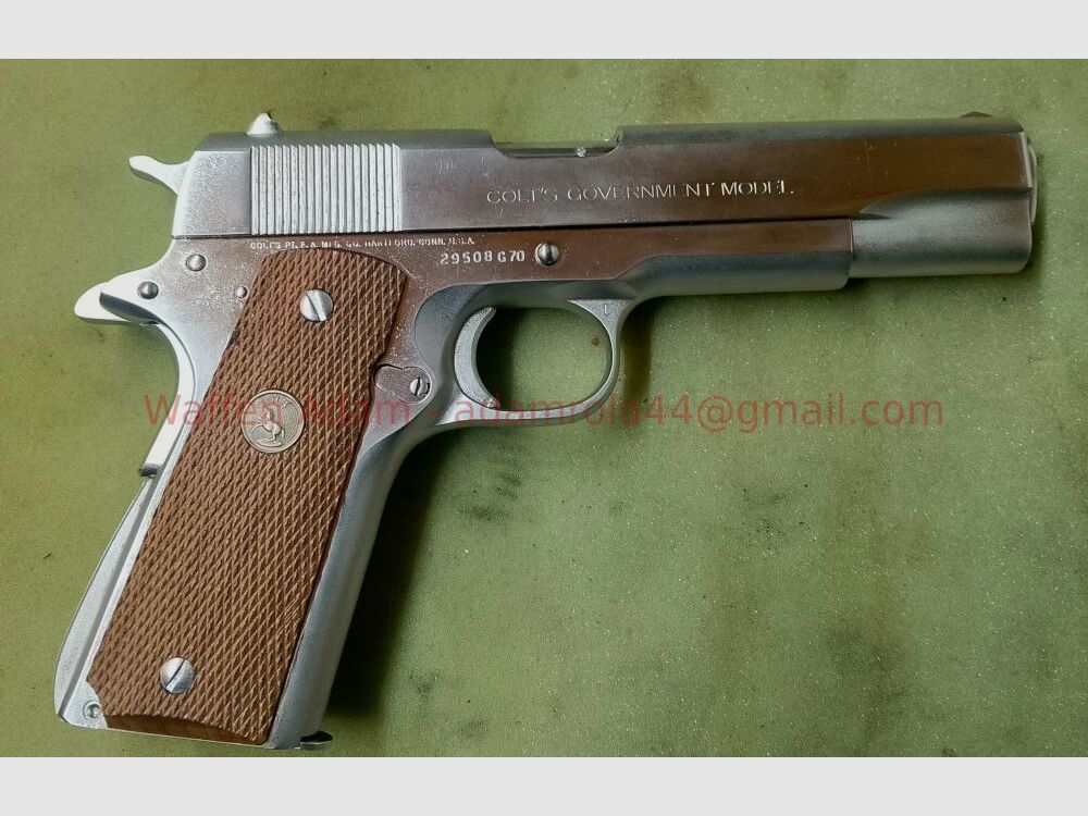 Colt MK IV/Serie`s 70 Government Nickel