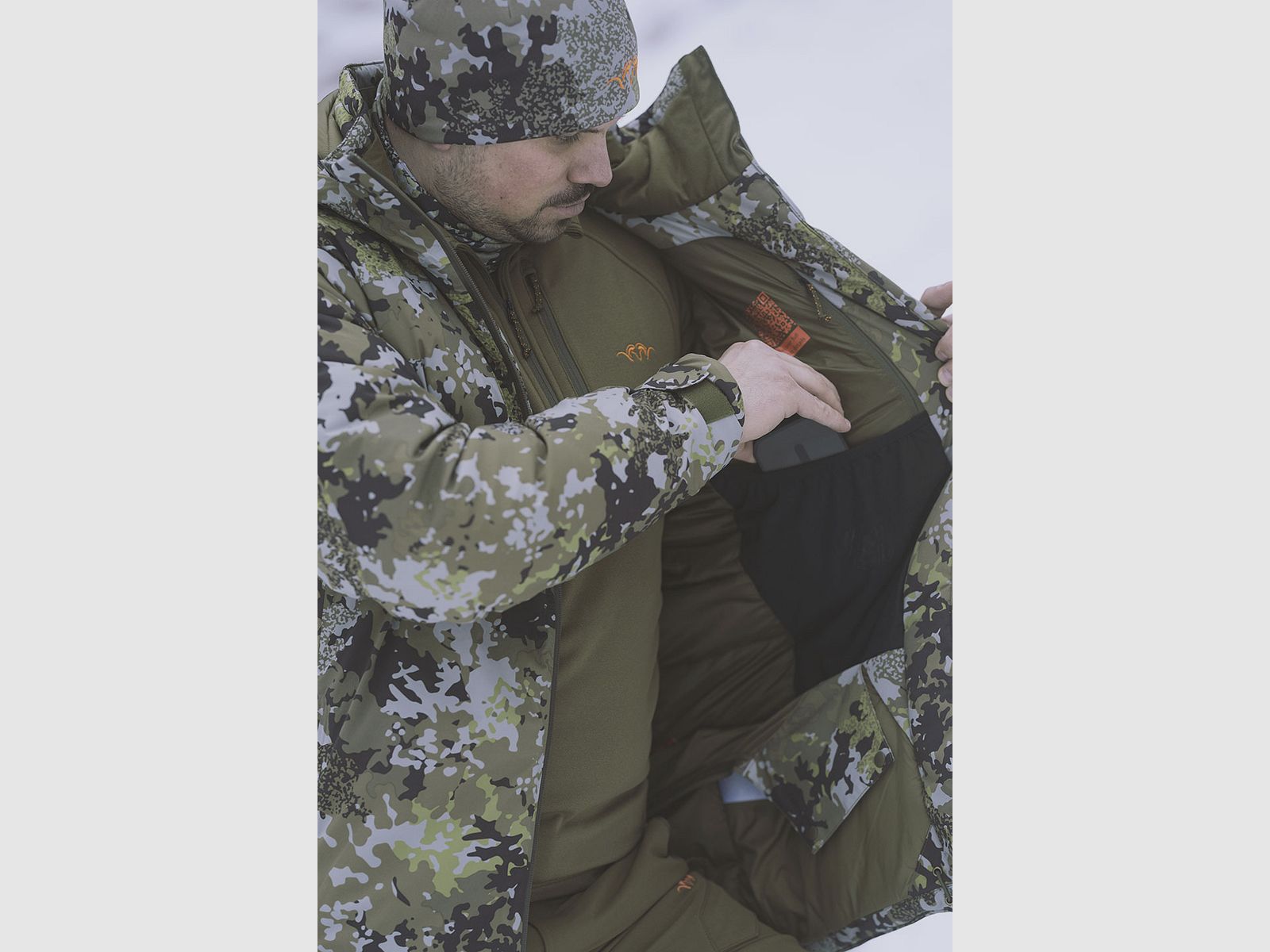 Blaser Shield Down Jacke Herren in Huntec Camo, Bild 6 von 6