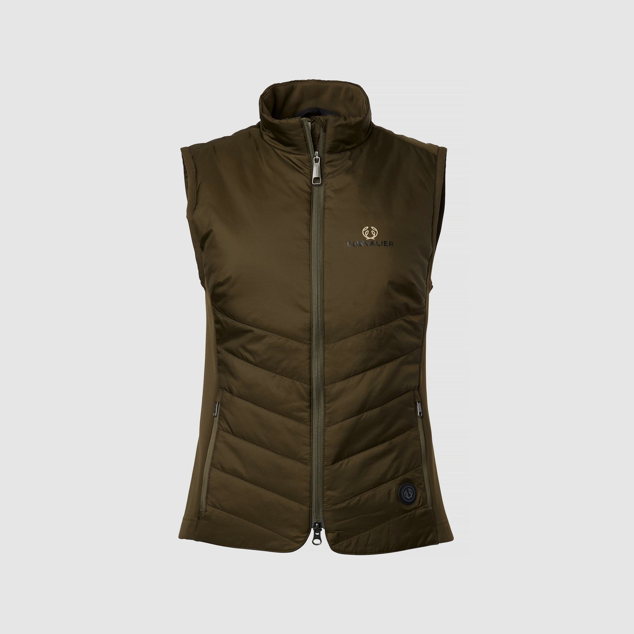 Chevalier Ember Heat Vest Women Dark Forest Green 40W