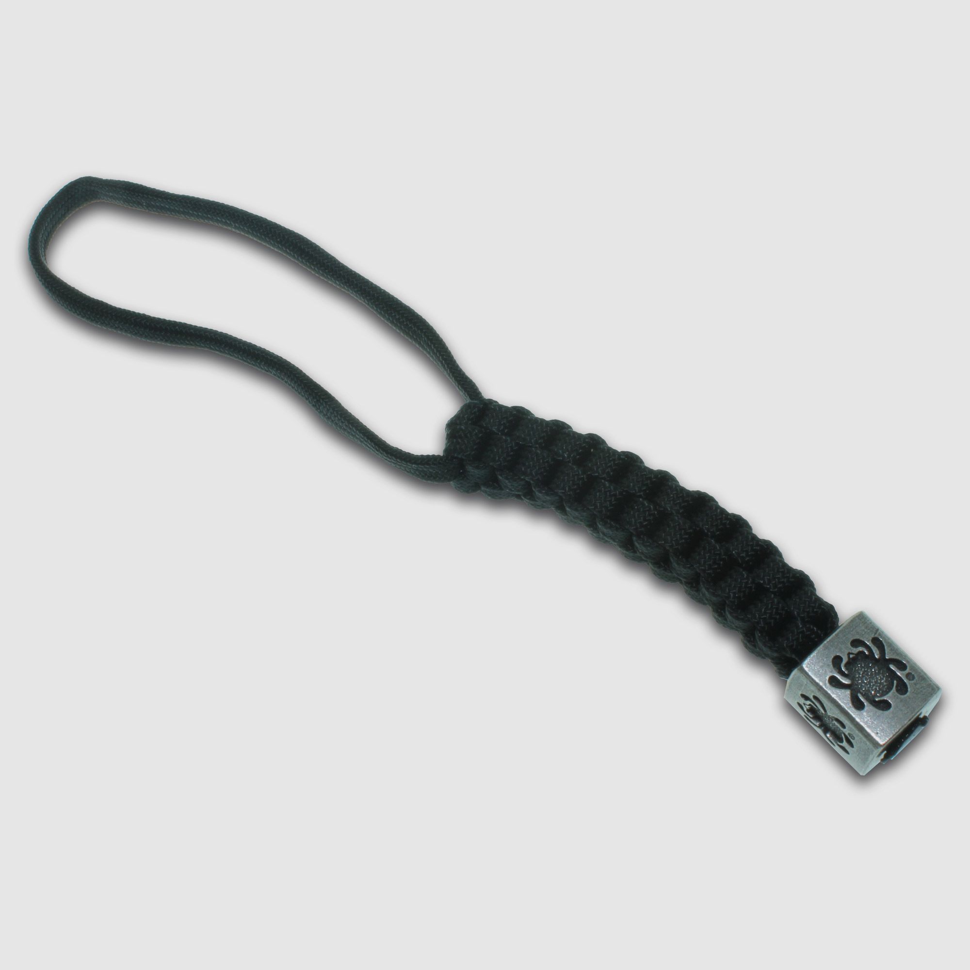 Pewter Spyder Bead Lanyard