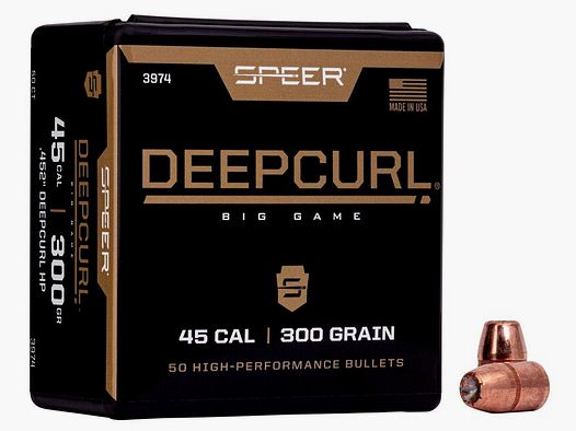Speer bullet .45/.451 300GR DEEPCURL HP 50 pieces