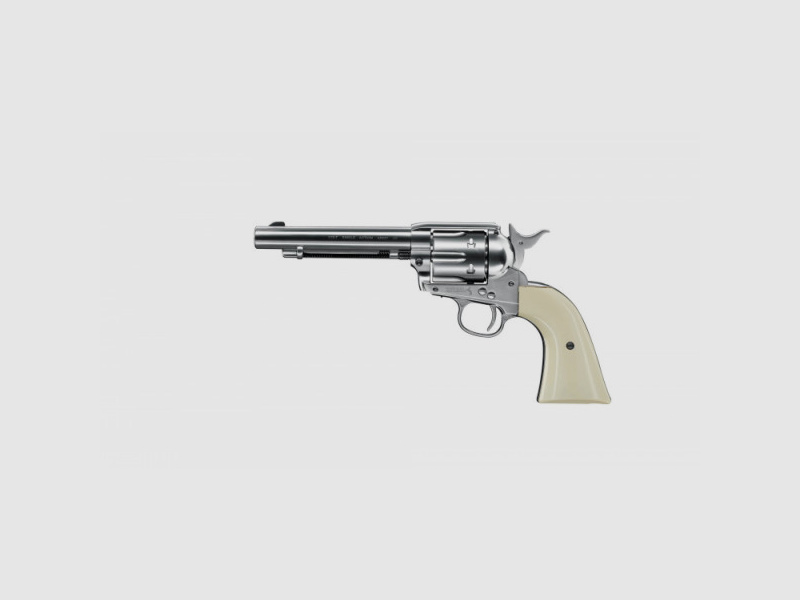REVOLVER COLT SAA .45 PEACEMAKER KAL. 4,5MM - CO2 - NICKEL/WHITE