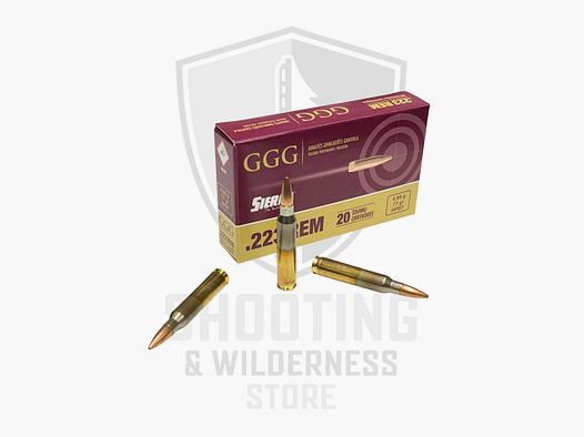 .223 Rem GGG Sierra Match King HPBT 20 colpi