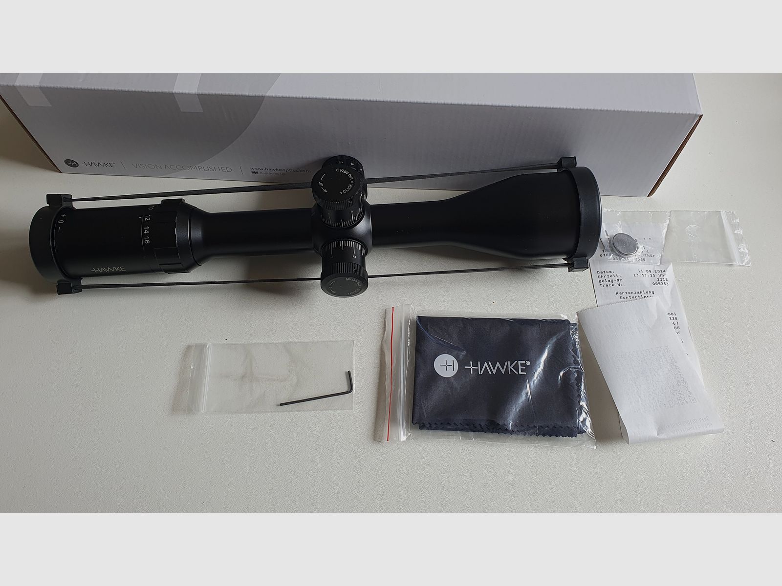 Hawke Vantage 4-16x50 SF: 30 WA FFP Połowa MilDot 14300