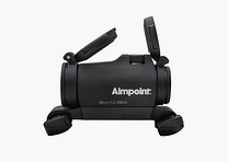Caza de batida Visor Aimpoint Micro H-2 2 MOA - red dot sight con montaje de silla Blaser