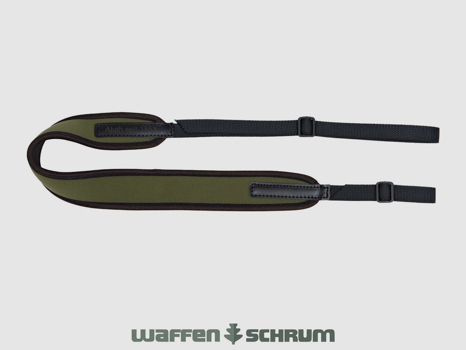 AKAH rifle sling neoprene padded - green