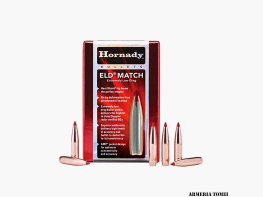 PALLE DA RICARICA – HORNADY – 30 Cal .308 225 gr ELD® Match (100 PZ)