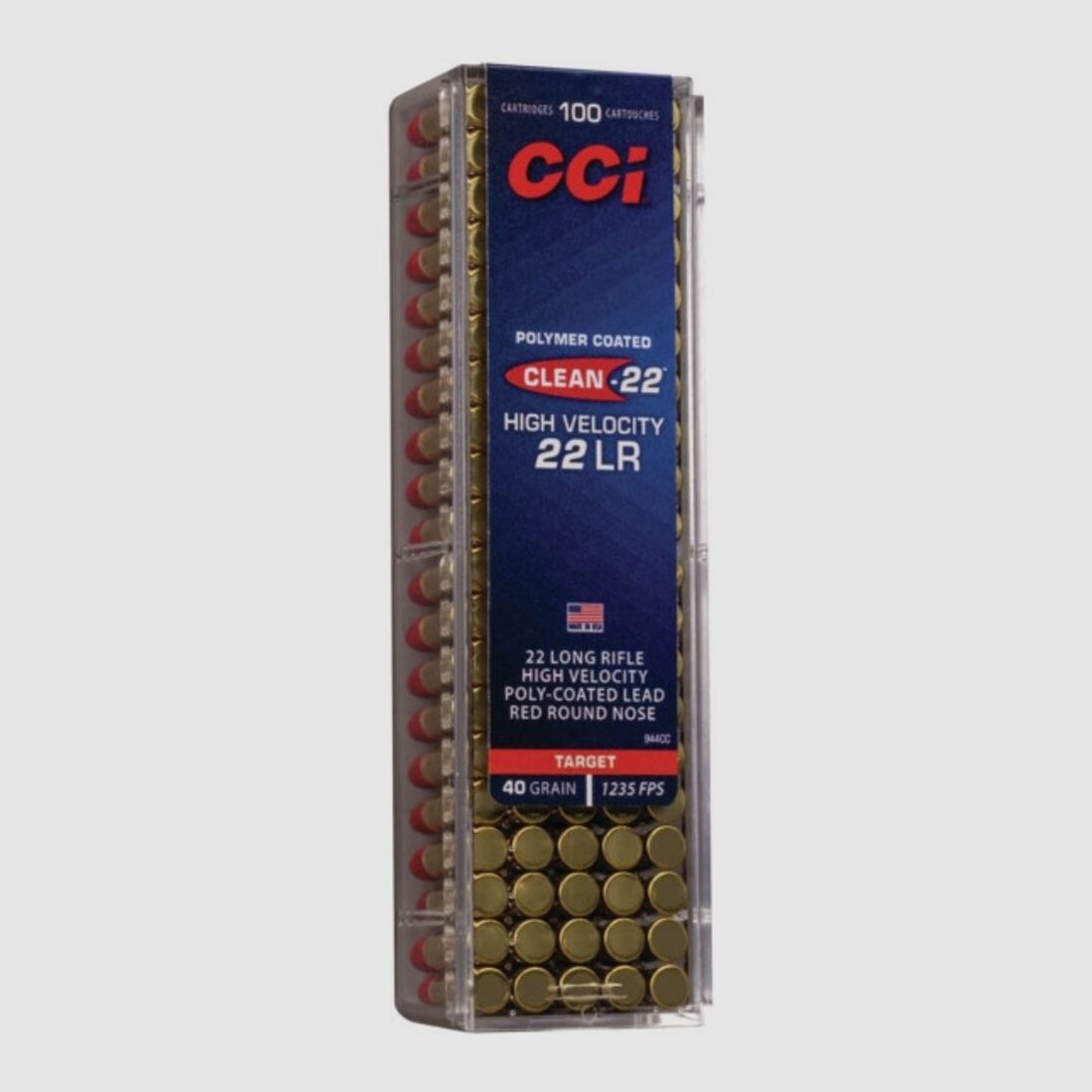 CCI	 Clean HV red LRN 2,6g/40grs. .22 lfB.