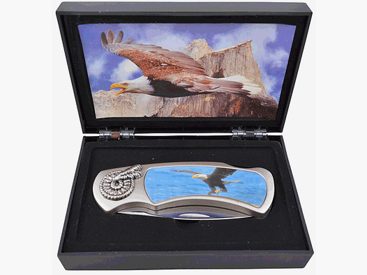 Couteau pliant aigle volant