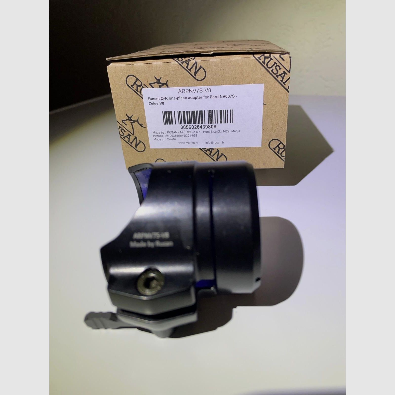 RUSAN-Adapter für PARD NV007S – passend für Zeiss V8