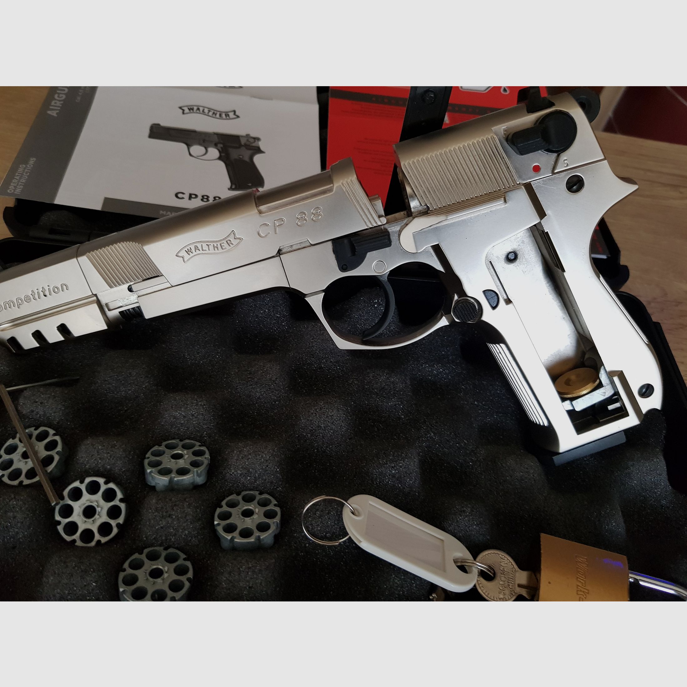 Wlther CP88 Competiton 6 pulgadas en Níquel