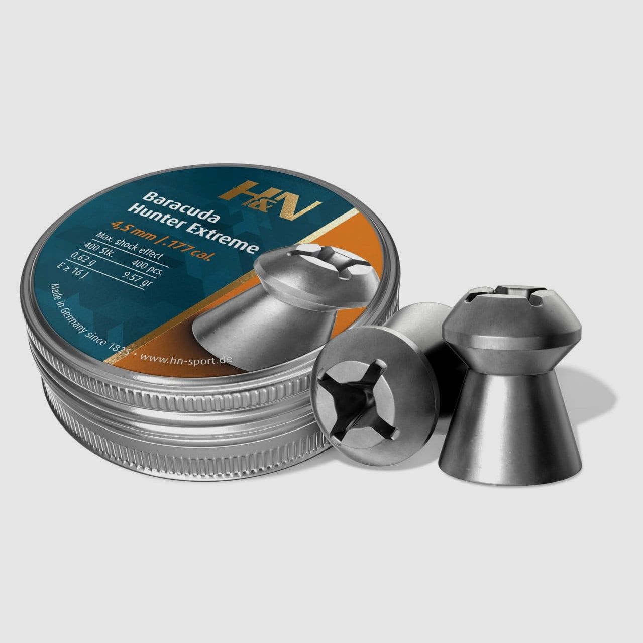 H&N Baracuda Hunter Extreme Diabolo 4,5 mm - 400 pz.