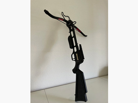 Crossbow Armbrust Jaguar Recurve 175 lbs schwarz Komplettset inkl. Zielgerät und viel Zubehör 