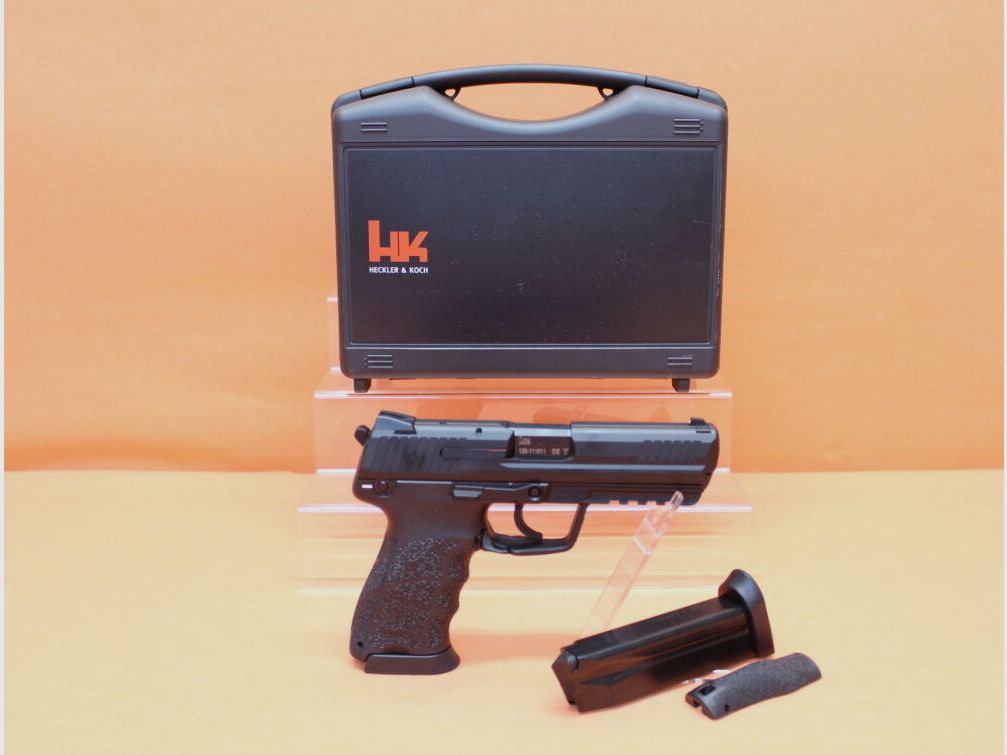Heckler&Koch Ha.Pistola .45Auto Heckler&Koch HK45 Full Size (V1) 113mm canna poligonale/ mirino a 3 punti (.45ACP), immagine 2 di 3
