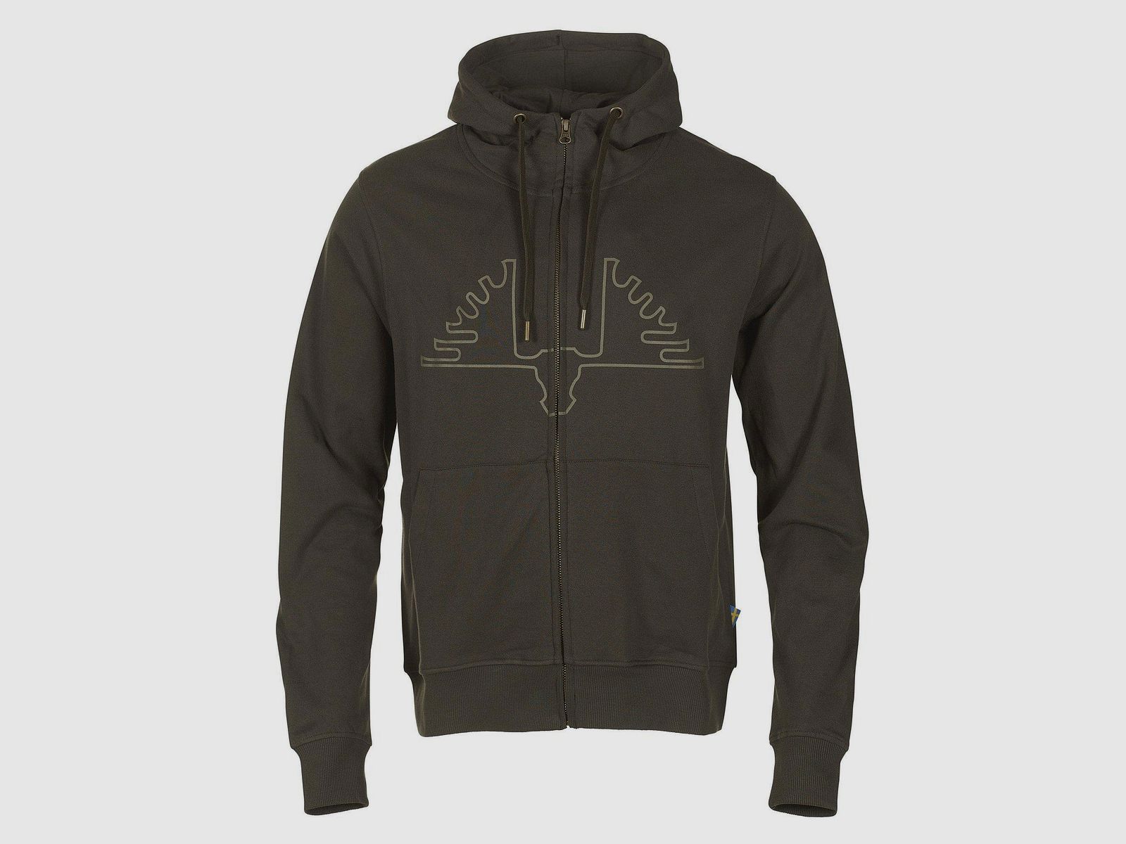 Swedteam Ultra Hoodie met rits heren Swedteam groen XS