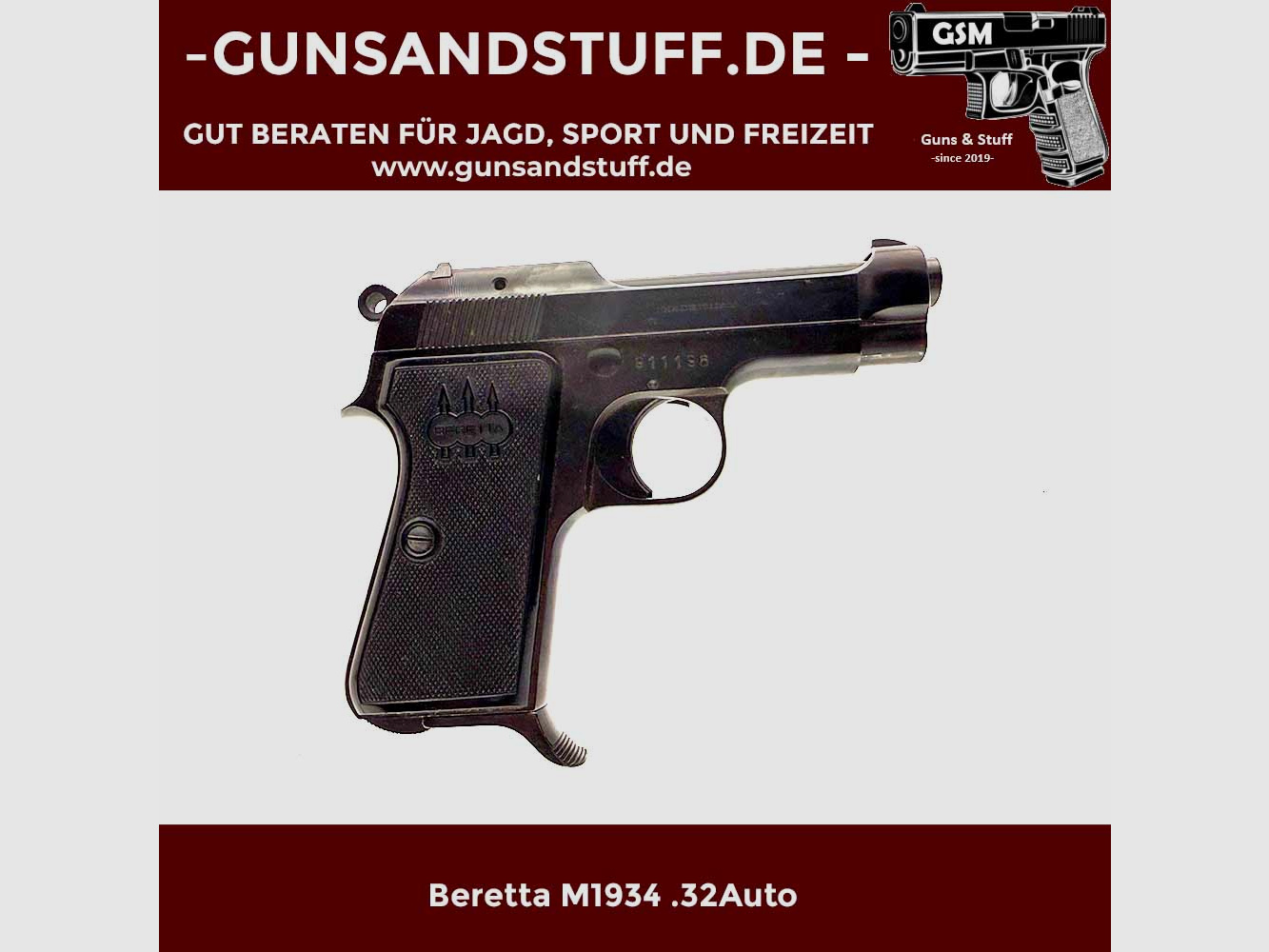 Beretta M1934 7,65mmBrowning