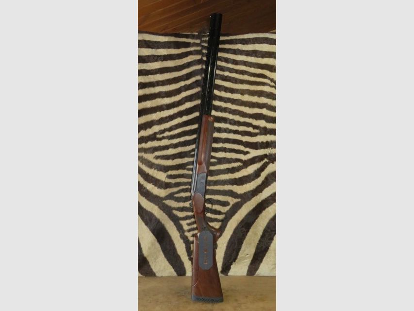 Fusil superposé HUGLU Sporter cal.12/76 canon 76 cm livré avec 5 chokes et mallette, image 1 sur 11