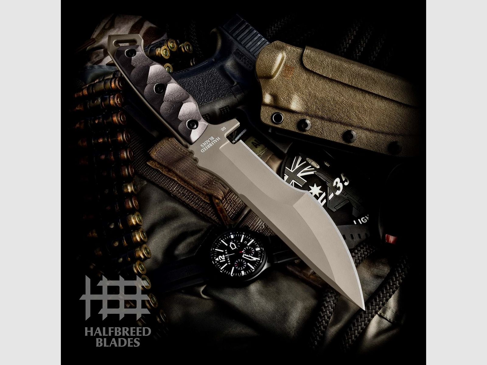 Cuchillo de infantería medio Tracker, imagen 3 de 10
