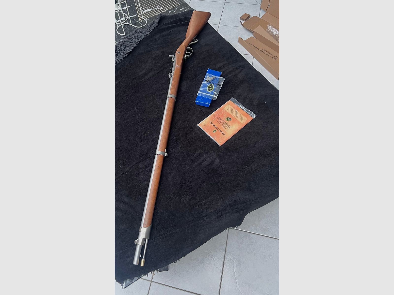 Davide Pedersoli Rifle de avancarga Mosquete 1777 corrige en ix