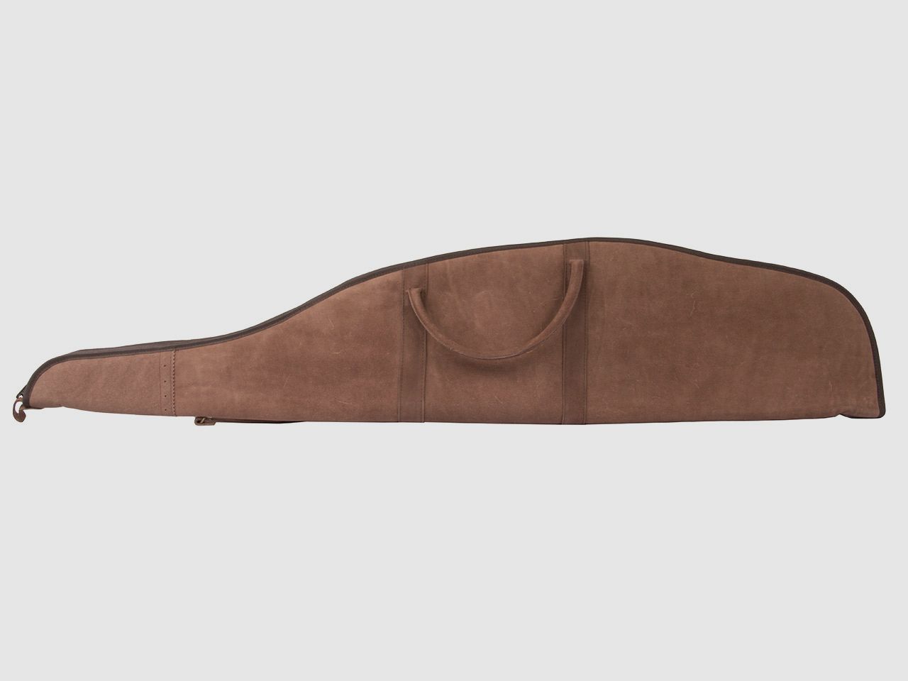 Gewehrfutteral Gewehrtasche 112 x 20 cm abschlieĂźbar Wildleder AuĂźentasche braun fĂĽr Waffen mit Zielfernrohr