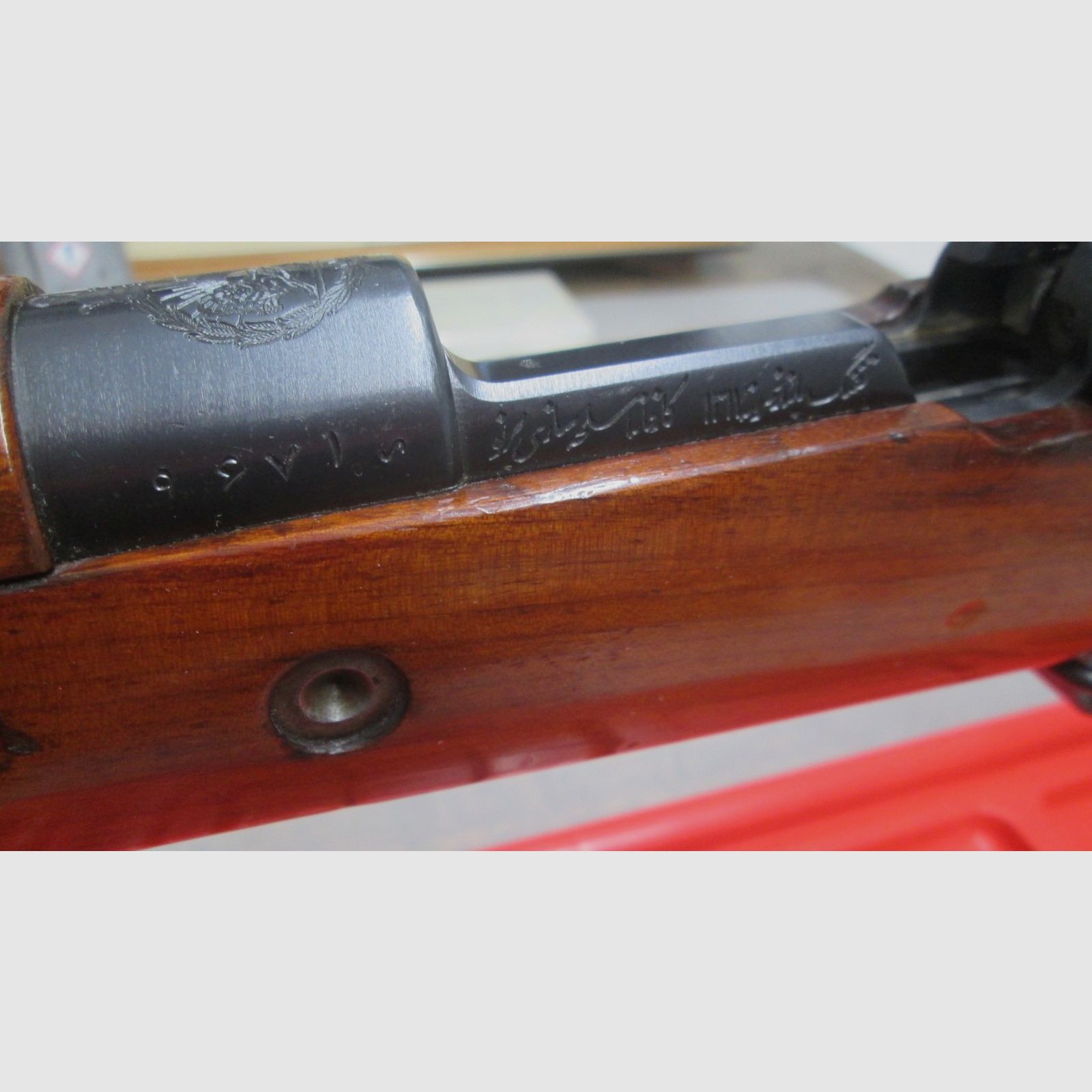 Persien Mauser M 1938 z obrazem strzału