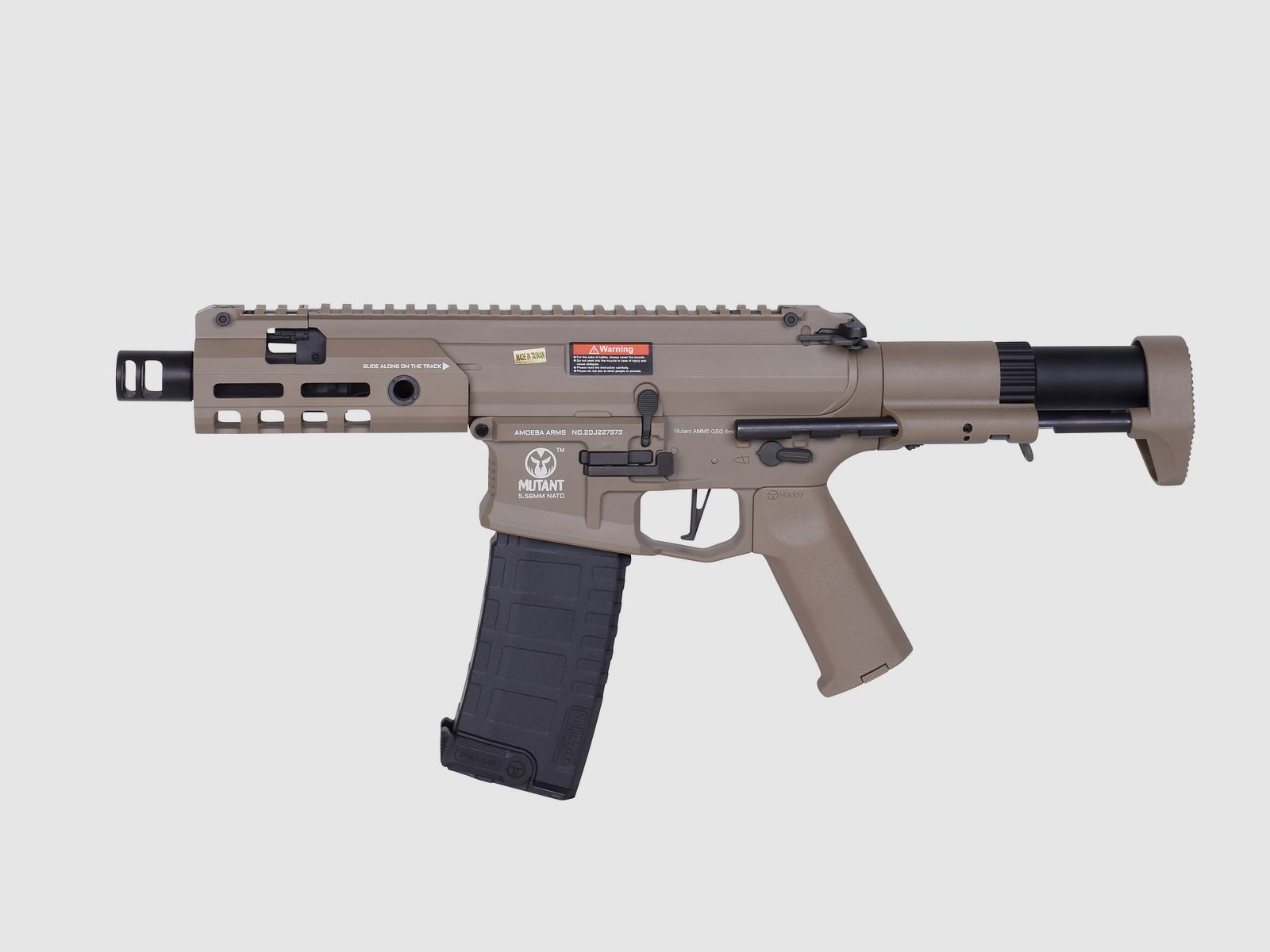 Ares Amoeba Mutant AMM5 Donkere Aarde 6mm - Airsoft S-AEG