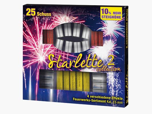 Umarex 4.1501 Starlett 2 Kolekcja 25 Strzałów Asortyment Efektów Pyro