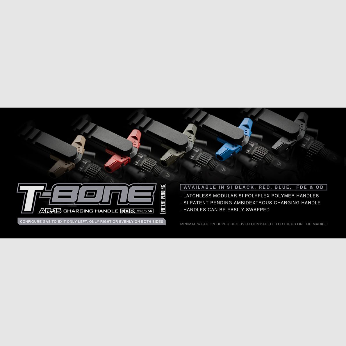 Strike Industries T-Bone Charging Handle for AR-15, Bild 3 von 5
