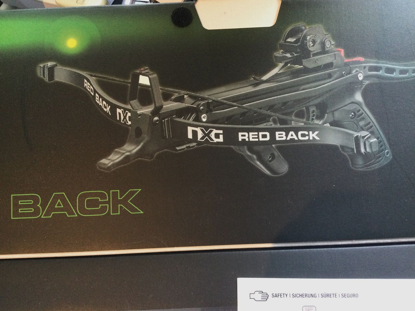 NXG RED Back, Armbrust, wie abgebildet, incl Pfeilen und Verpackung