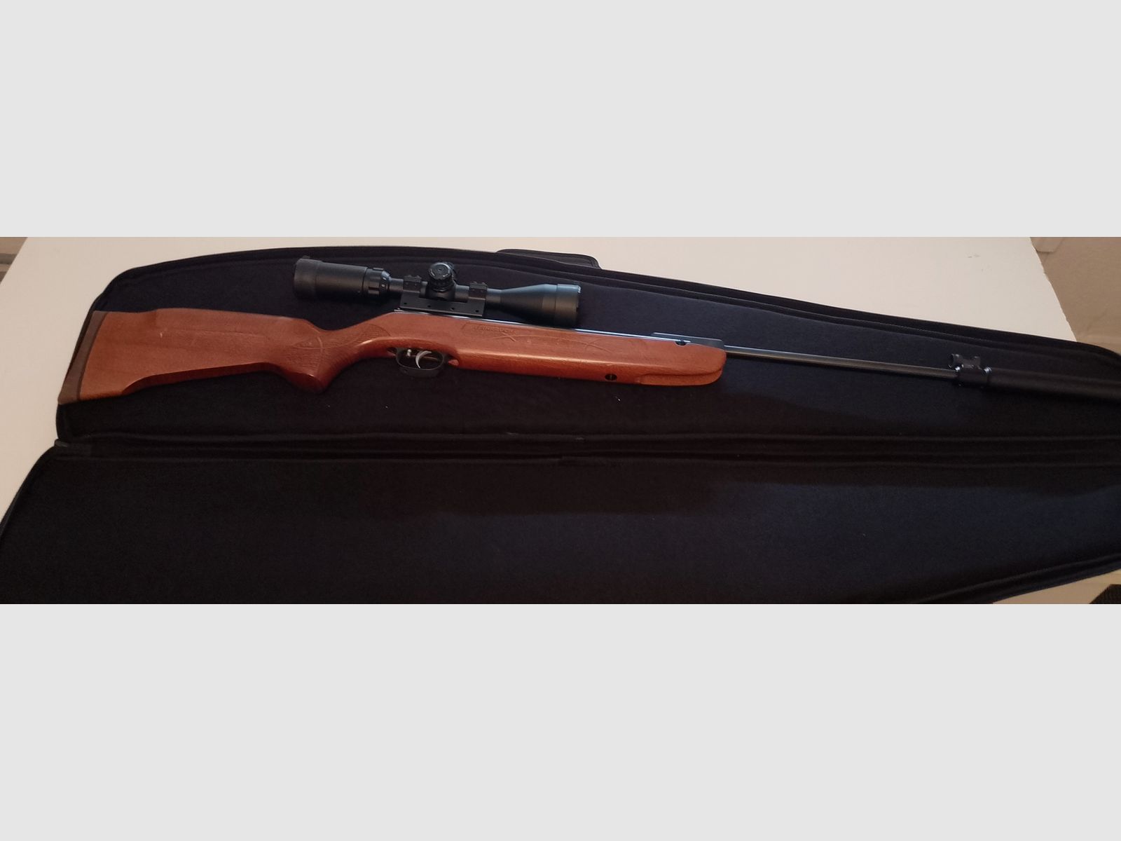 Break barrel air rifle Weihrauch HW 50 S FO beech stock caliber 4.5 mm (P18