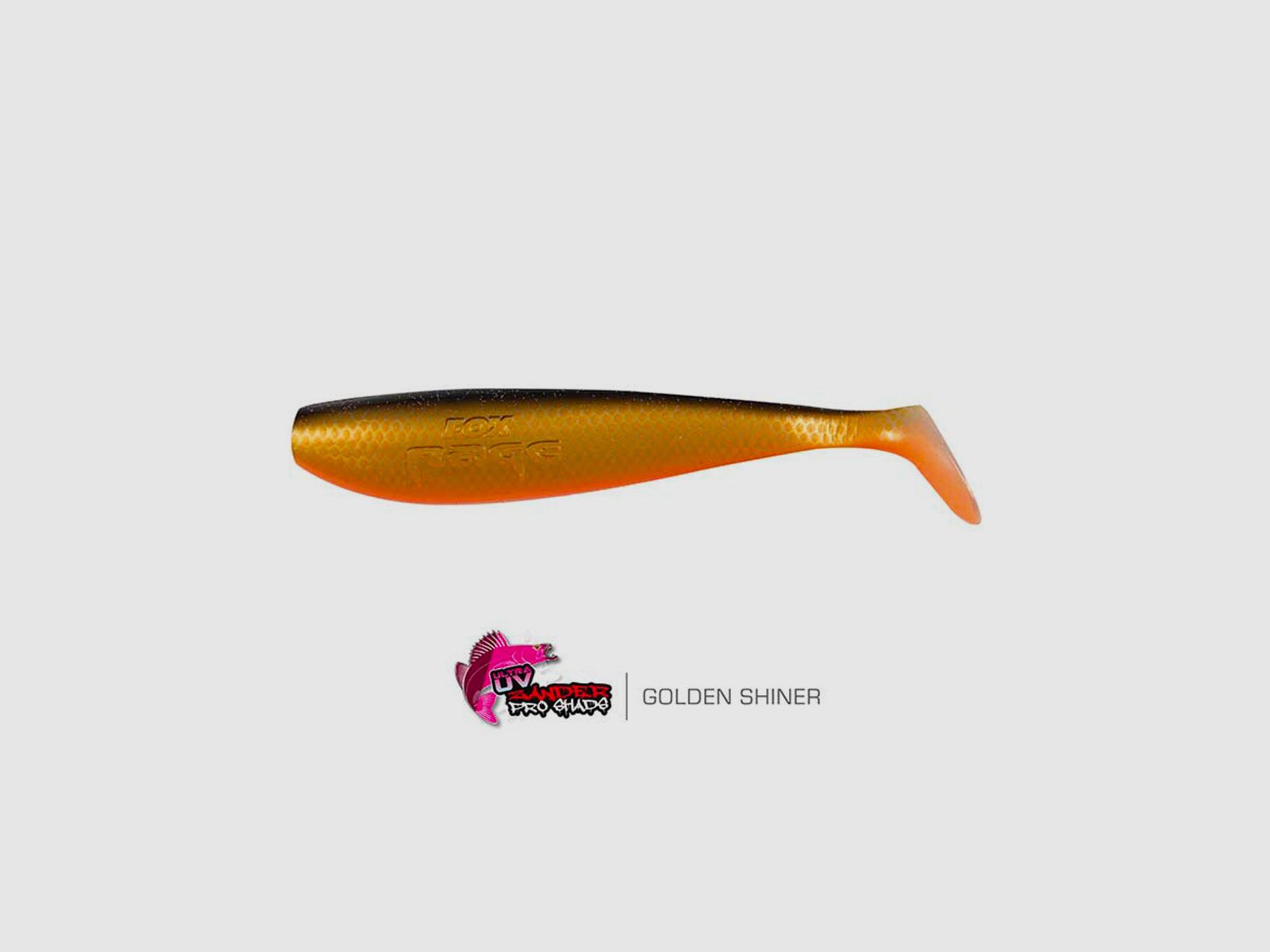 FOX RAGE – ULTRA UV ZANDER PRO SHADS 16cm 6.3″ | Golden Shiner, image 1 of 5