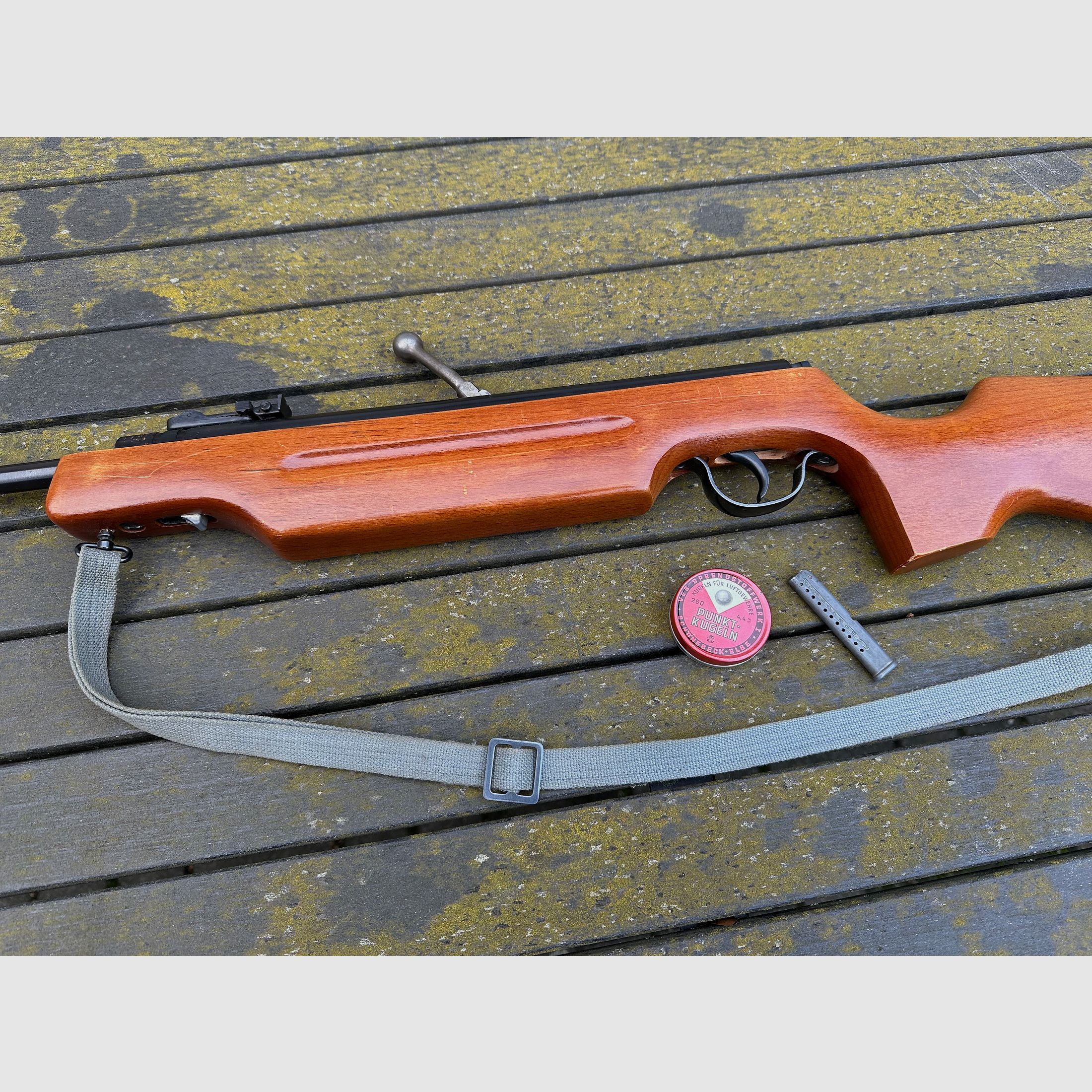 Luftgewehr DDR Haenel Suhl Modell 310 mit Sportschaft