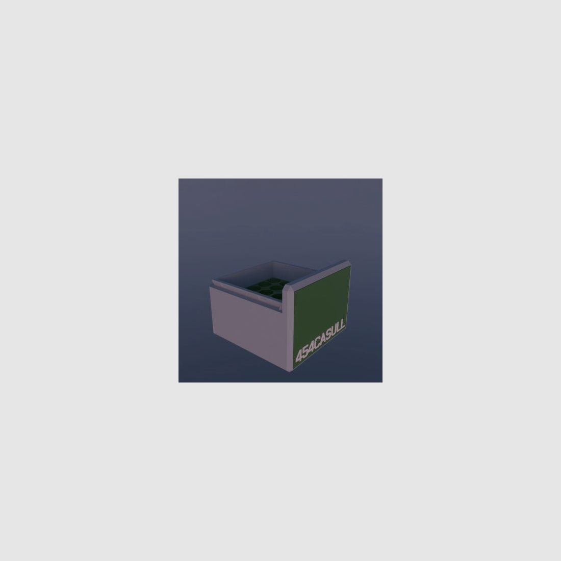 Filamelt Munitionsbox / .454 Casull / ‘Schiebedeckel’ / Patronenbox, Ammo Box