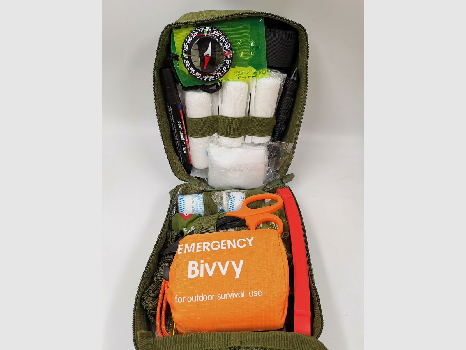 IFAK First Aid Kit Hochwertiges Outdoor Set Erste Hilfe Tasche Notfall-Trauma-Kit Verband Molle