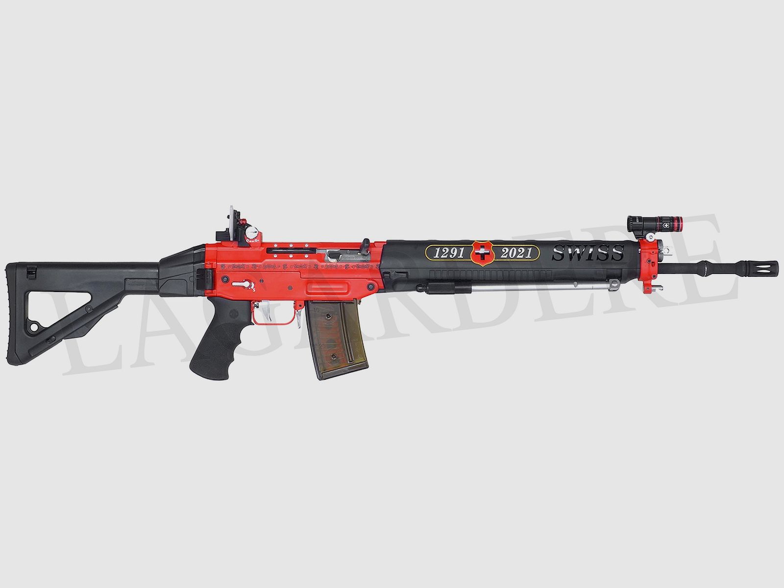 SIG-SAUER PE 90 SONDERMODELL HELVETIA(FUSIL D&rsquo;ASSAUT SEMI-AUTO)
