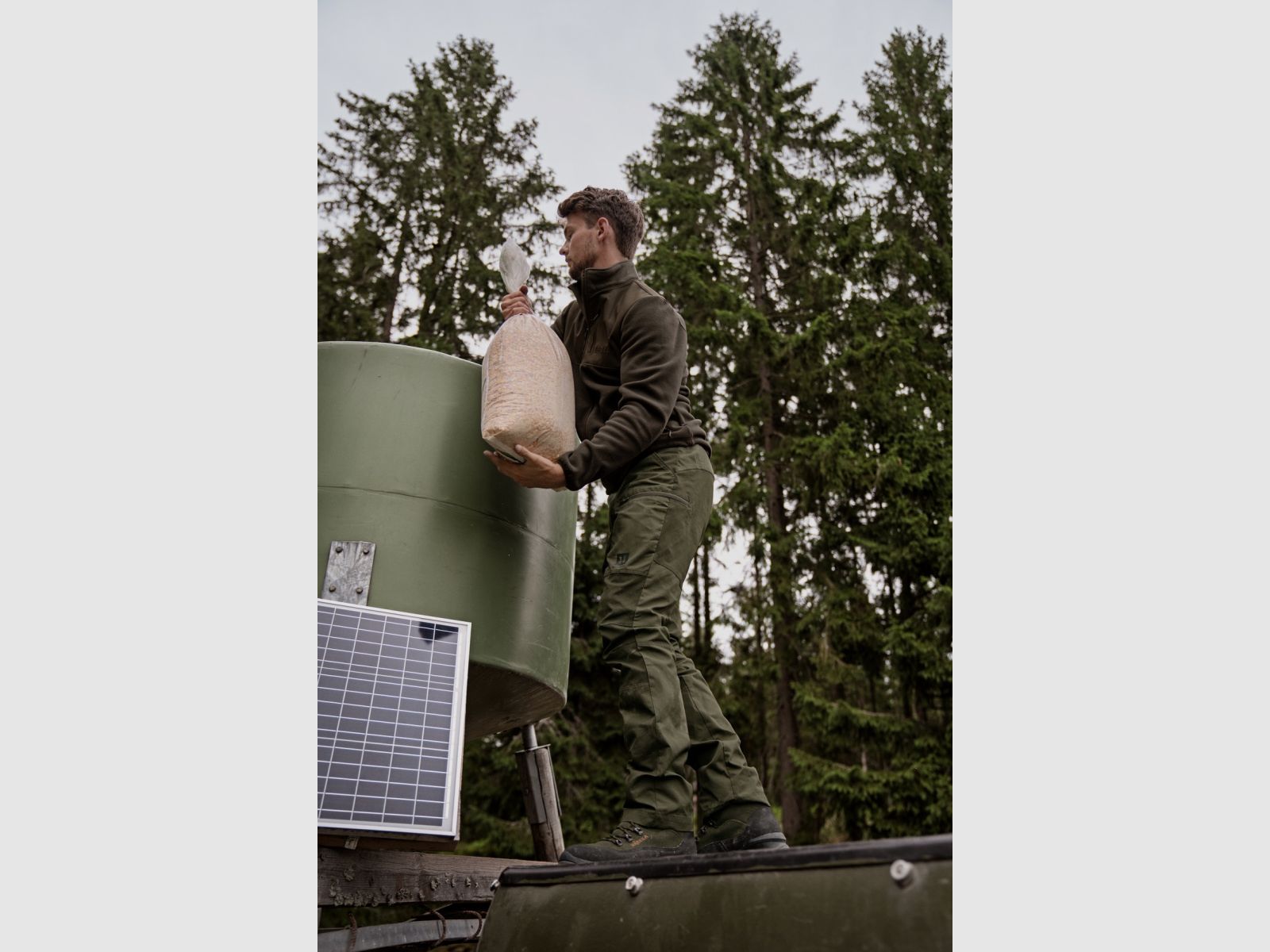 HÄRKILA Fjell Fleecejacke Shadow Braun