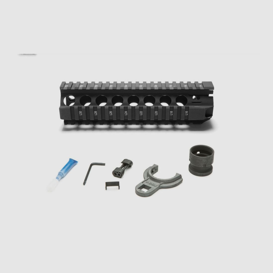 BCM® Quad Rail Forend - 5.56, 8-pouces-Noir